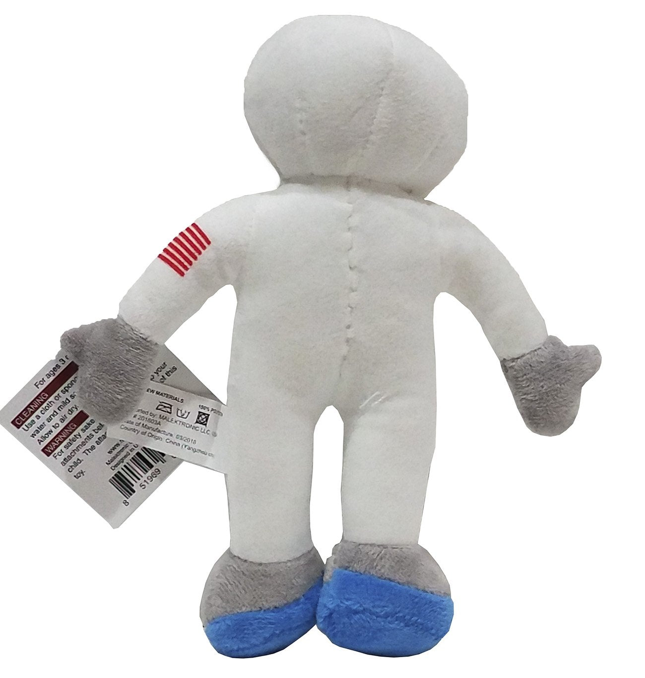 Malektronic Rocketman Soft Plush Toy - 7 Inch Tampa Bay Astronaut As Seen On Tv