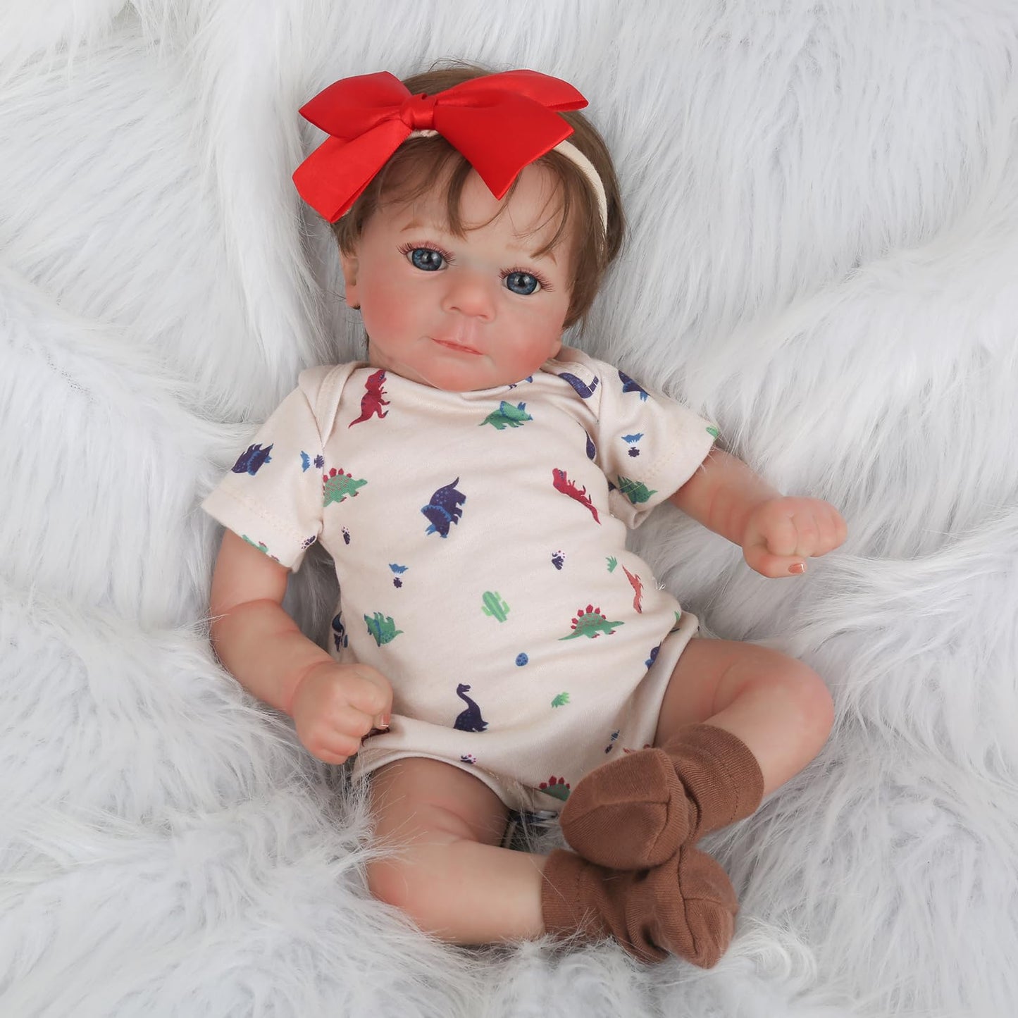 Kaydora Reborn Baby Doll Clothes, Suitable For 20-22 Inch Newborn Baby Doll,4 Pieces Suit