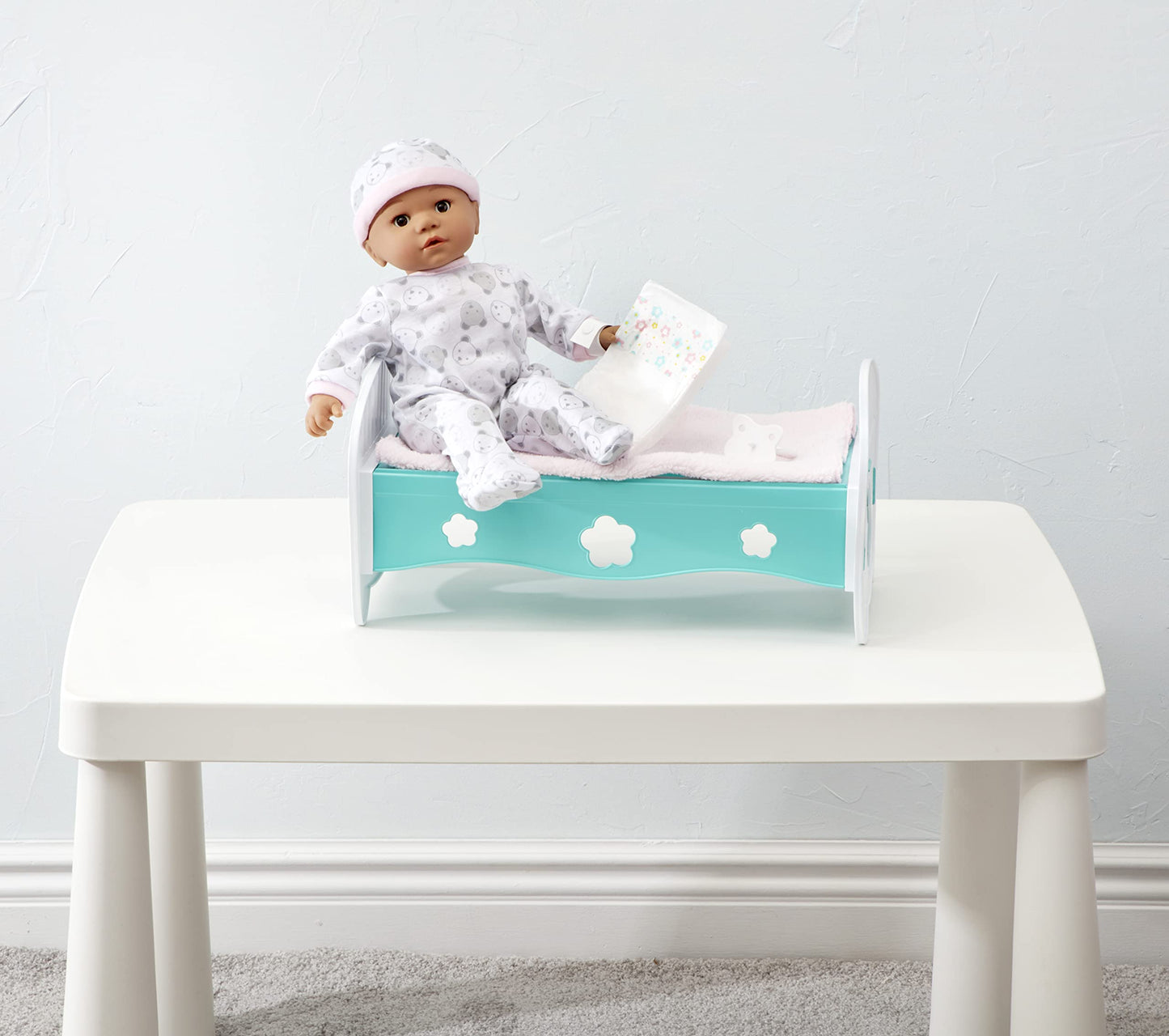 Madame Alexander 14' Adoption Day Baby Girl Doll, Medium Skin Tone, Brown Eyes,20453