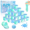 36 Pack Frozen Slime Party Favors For Kids Winter Snowflake Slime Putty Toys Christmas Easter Birthday Goodie Bag Stuffer Classr