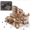 Sainsmart Jr. 3D Wooden Puzzles For Adults, 225 Pcs Marble Run Wood To Build, Electric Driven Mechanical Model Building Kit, Diy Gift For Aged 14+, Roller Coaster