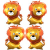 Giant Lion Balloons 33 Inch Lion Shaped Balloons Woodland Lion Balloons For Jungle Safari Themed Backdrop Kids Birthday Party De