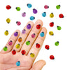 100PCS Colorful Mini Ladybug Decor for Dollhouse Resin Tiny Ladybugs for Crafts Micro Miniature Ladybug for Fairy Garden Dollhou