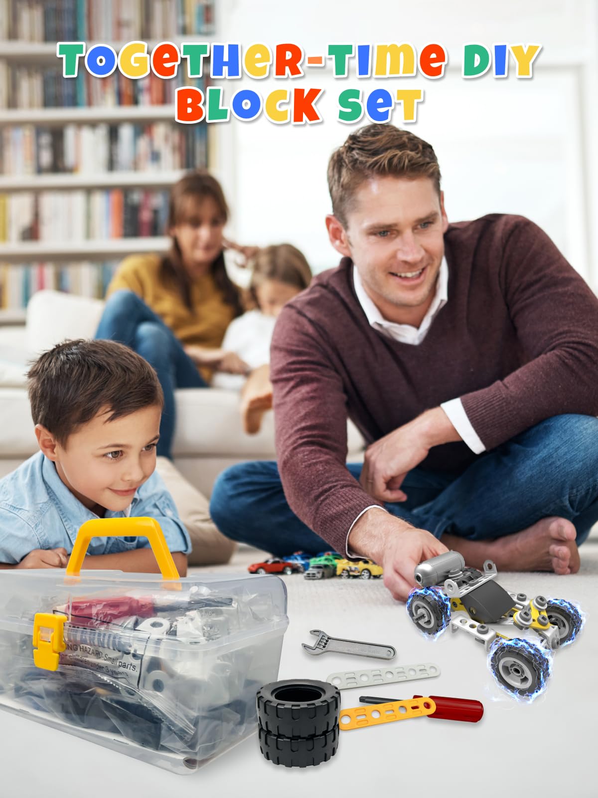Stem Toys For 5 6 7 8+ Year Old Boy, 10 In 1 Electric Building Toys For Kids Ages 4-8 5-7 6-8, Educational Racing Construction S