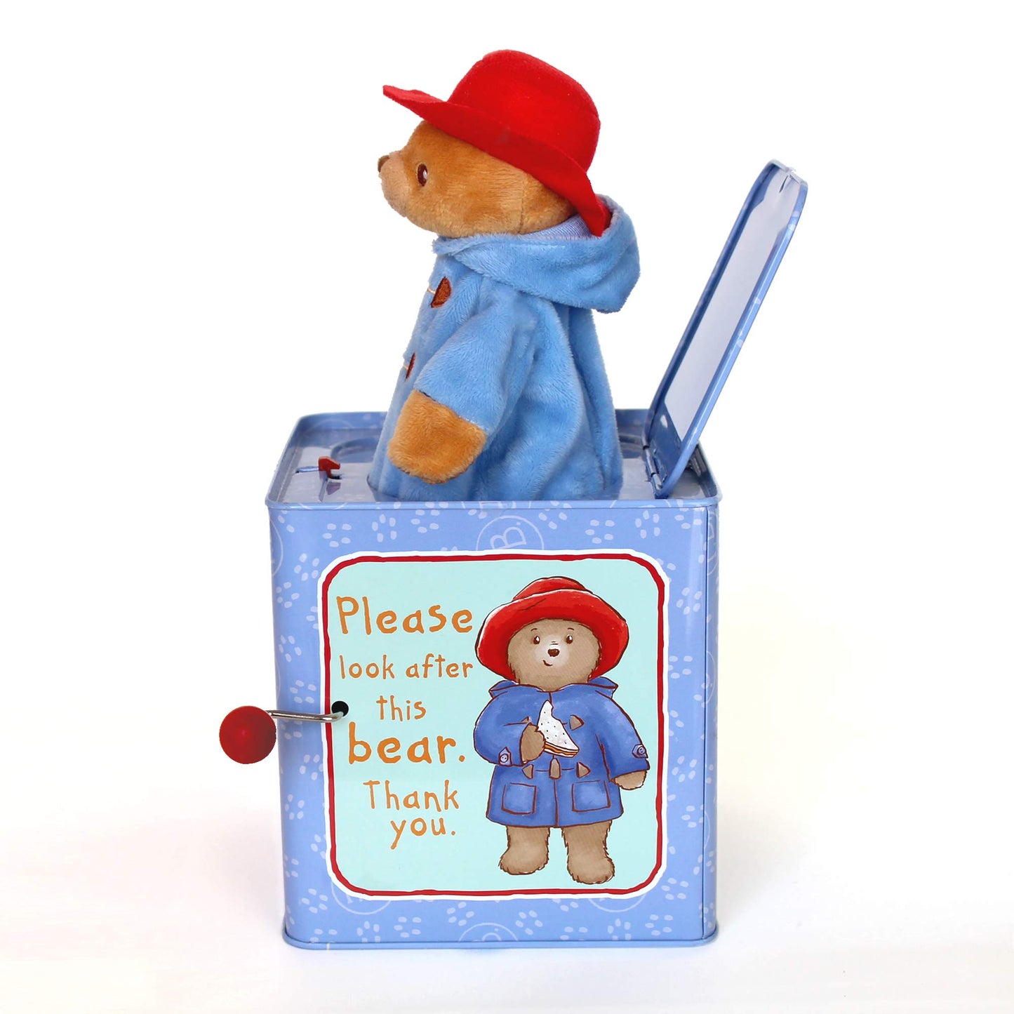 YOTTOY Paddington Bear Jack-in-the-Box Plush Toy for Infants, One Size, Music, Color: Paddington