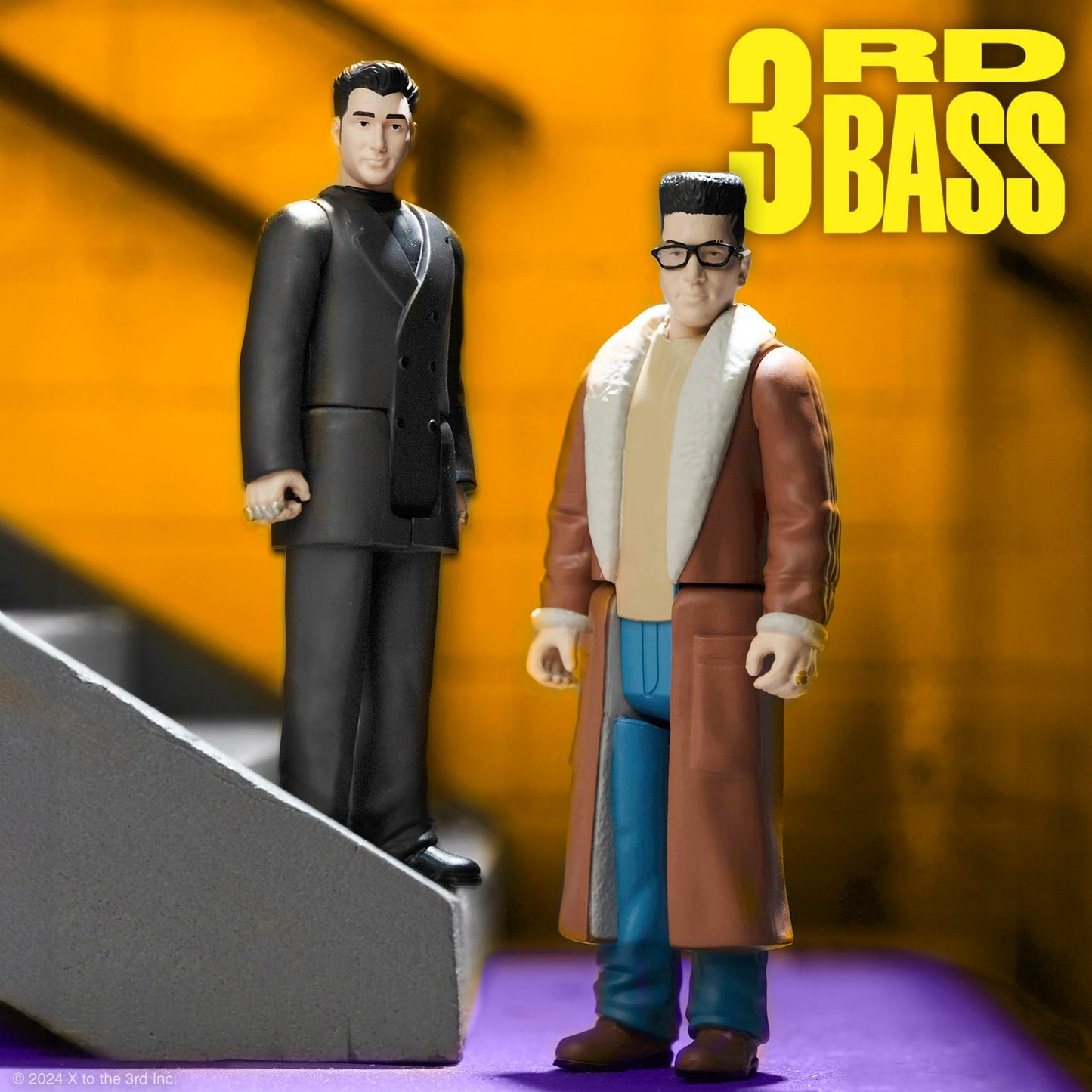 Super7 3Rd Bass Pete Nice And M.C. Serch - (2 Pack) 3.75' 3Rd Bass Action Figures With Accessories Hip-Hop Collectibles And Retro Toys