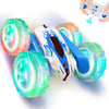 FREE TO FLY Remote Control Car For Boys: Kids RC Stunt Cars Toy with Headlights & WheelLights Double-Sided Driving 360Flip Rotat