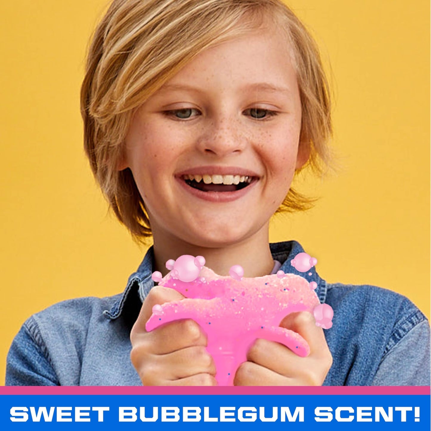Paw Patrol Slimygloop Mix'Ems, 2.5 Oz Bubblegum Cloud Slime, Fun Mix-Ins, Rubber Skye Paw Patrol Charm, Paw Patrol Toys, 3 Year Old Boy Toys, Fidget Toy, Super Soft Non-Sticky Stress Relief Toy