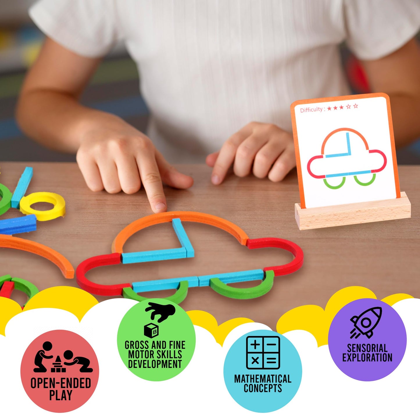 Puzgic Stem Kids Toys For Creative Learning Building Educational Resources Toys For Preschool And Kindergarten Boys And Girls