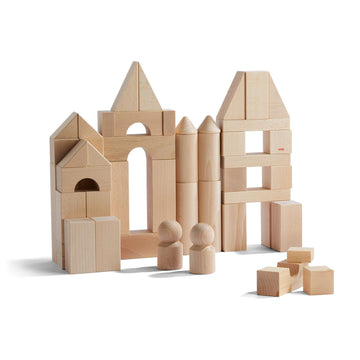 Haba Wooden Building Blocks 60 Piece Set, Ideal Toddler Blocks For Ages 2-4 & Kids Stacking Toys For Ages 1 And Up For Open-Ended Play, Made In Germany