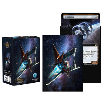 Katomula 100 MTG Card Sleeves - Textured Back Art, Standard Size, Model MS051, Color: Spaceship