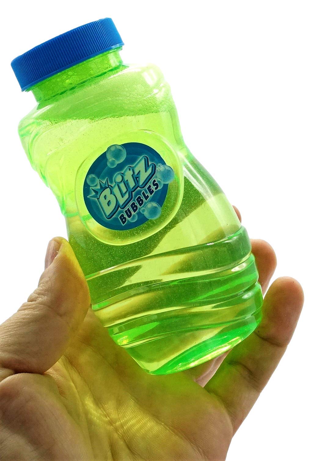 Blitz Kids Bubble Machine W/Non Toxic Soap Solution (1 Bubble Toy) Portable Battery Powered Bubble Maker Toys. Automatic Bubble Blower. Super Fun Outdoor Preschool Games & Activity. 1570-1P