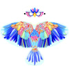 Irolewin Eagle-Bird-Wings-Costume For Kids And Bird Mask Owl Dress-Up Costumes For Girls Boys Play Halloween Party Favors
