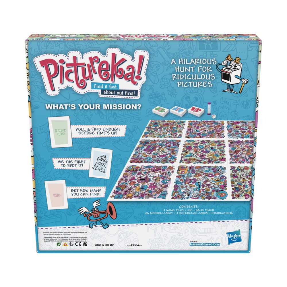 Hasbro Gaming Pictureka! Board Game for Kids, Fun Family Game, One Size, Multicolor, Model 285 F2564