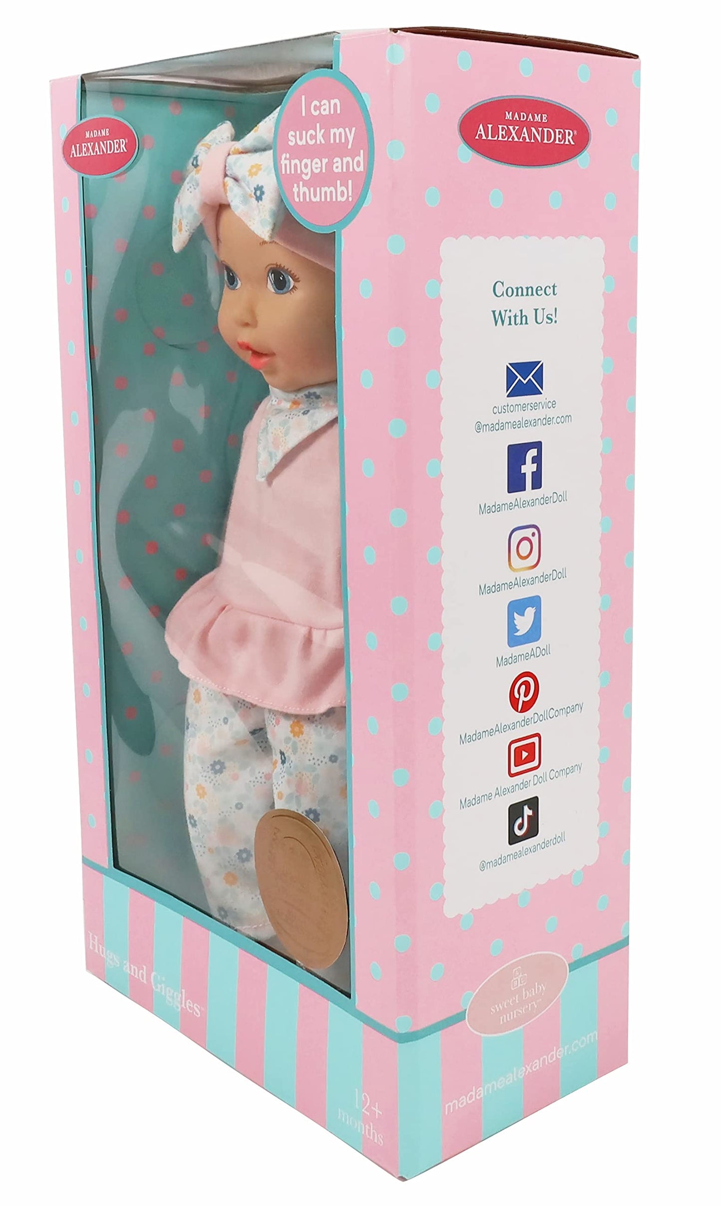 Madame Alexander 13 Hugs And Giggles Doll, Light Skin Tone