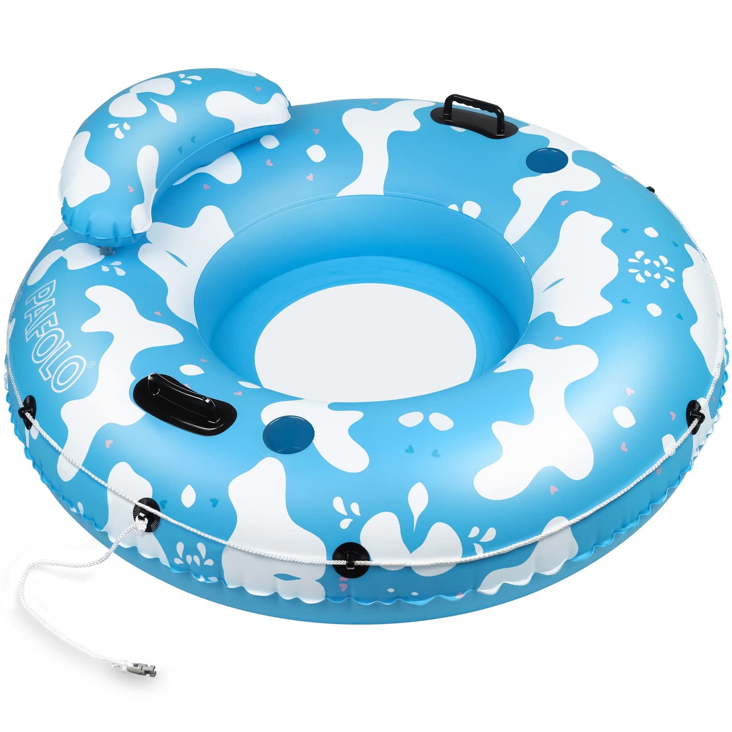 River Tubes For Floating Heavy Duty, Pool Float Adult, 53' Inflatable Float Tube For Beach Lake Rafting, River Floats With Mesh Bottom