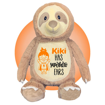 Ear Tube Gifts For Kids - Personalized With Name + Color Choice - Ear Tube Get Well Soon Stuffed Animals - Hospital Gifts For Ki