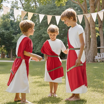 Jegermig Boys Toga Costume Halloween Kids Greek God Roman Party Children'S Cosplay