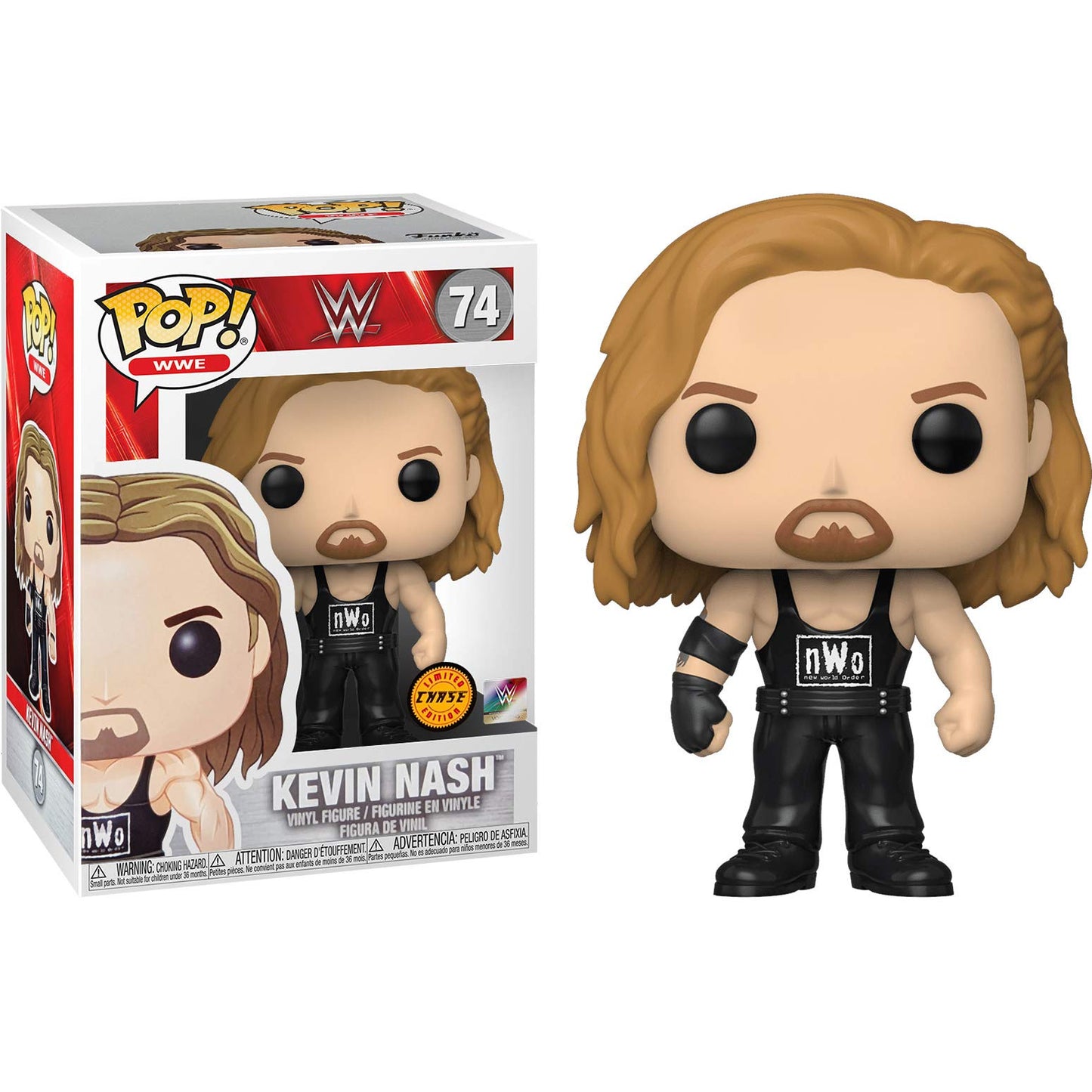 Kevin Nash (Chase): Funko Pop! Vinyl Figure Bundle with 1 Compatible ToysDiva Graphic Protector (074 - 46845 - B)