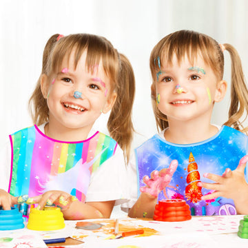 Sylfairy Art Smock For Kids Waterproof Artist Painting Sleeveless Smocks Toddler Painting Apron,Unicorn