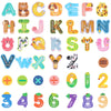 Lovestown 41Pcs Magnetic Letters Numbers, Large Animal Alphabet Magnets For Fridge Educational Spelling Learning Games Kids Toddlers
