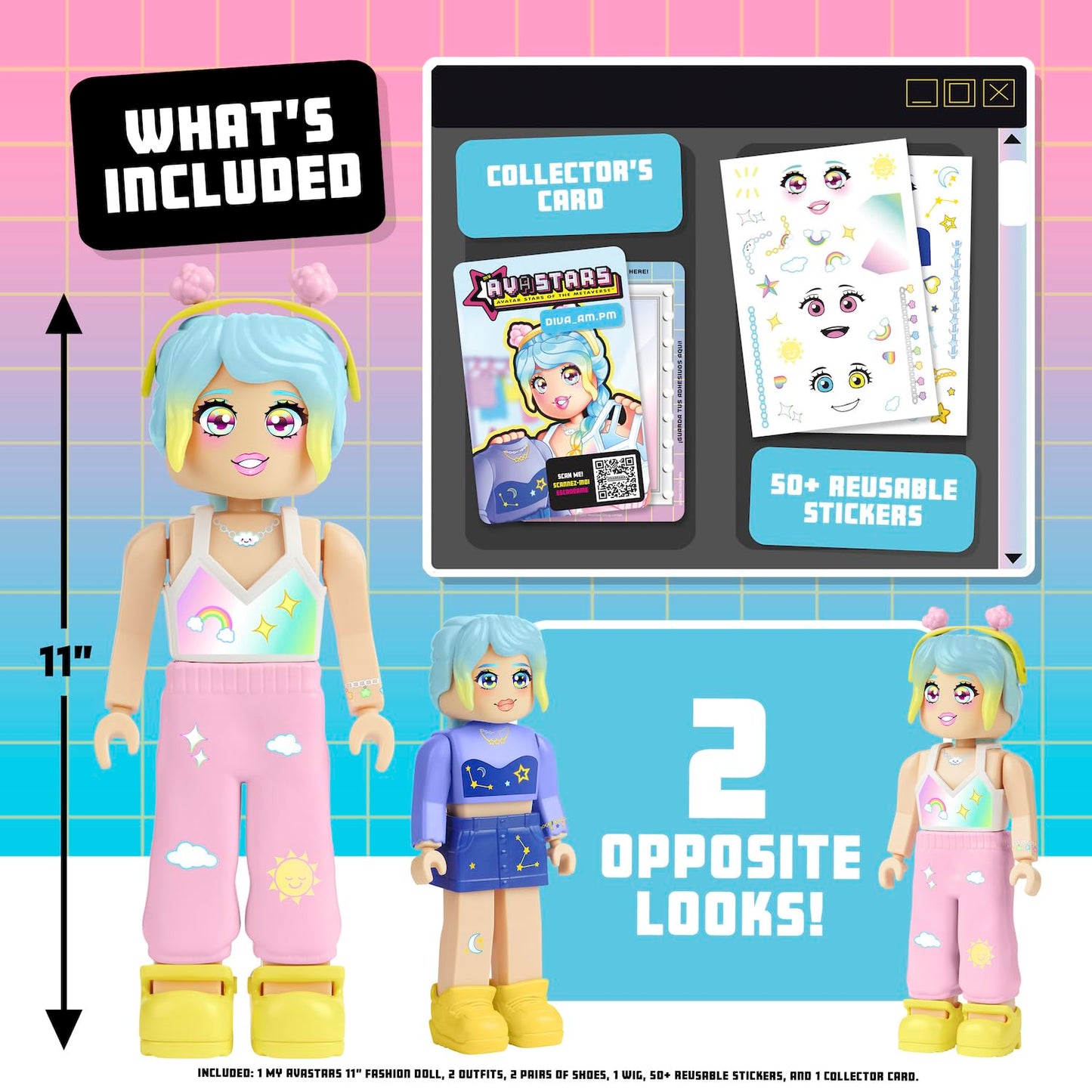 My Avastars Fashion Doll - Diva_Am.Pm With 2 Outfits And 100+ Ways To Customize