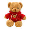 Bsvome 11.8 Inches Teddy Bear Stuffed Animals Soft Plush Cute Teddy Bear With Hoodie Doll For Boys Girls (Red)