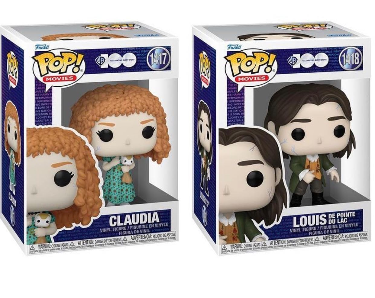 Funko Interview With A Vampire Pop! Movies Complete Set (2)