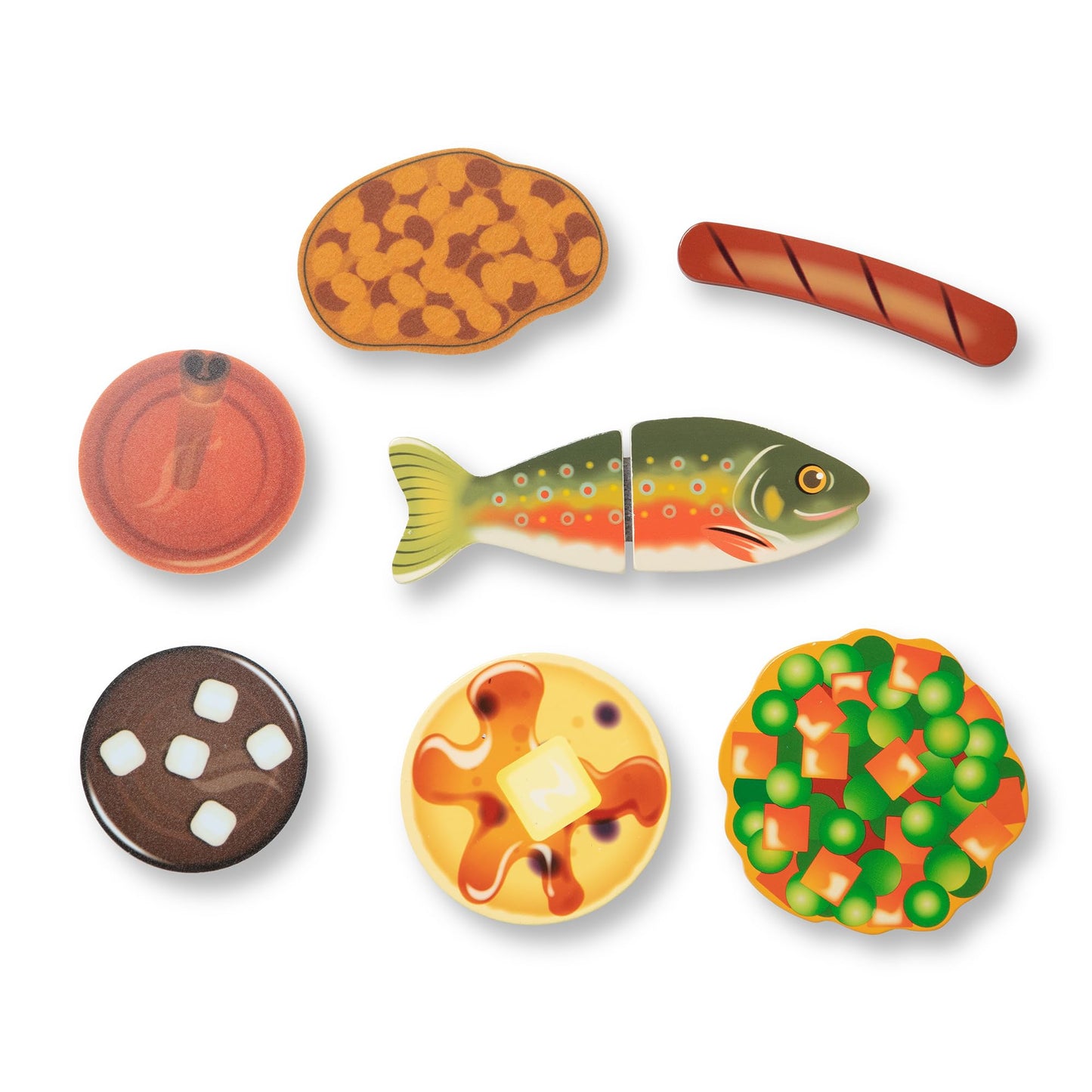 Melissa & Doug Lets Explore Camp Stove Play Set - 24 Pieces - FSC Certified