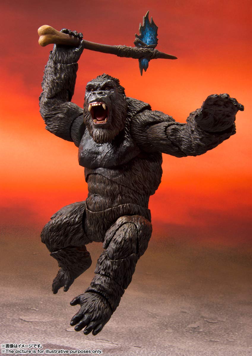 Tamashii Nations - Godzilla Vs. Kong - Kong From Movie Godzilla Vs. Kong (2021), Bandai Spirits S.H.Monsterarts Action Figure