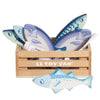Le Toy Van - Wooden Honeybee Market Fresh Fish Crate | Wooden Role Play Toy | Supermarket Pretend Play Shop Food