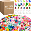 Barydat 400 Pcs Mini Resin Animals Figures Bulk for Pranks Hide Crafts Tiny Resin Miniature Toys Garden Accessories Mini Stuff f