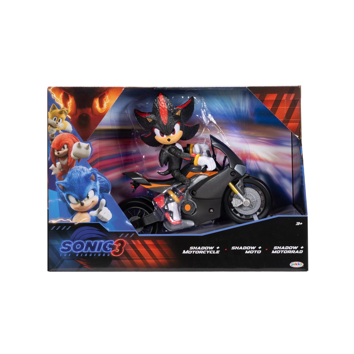 Sonic the Hedgehog 5 Figure with Motorcycle - Action Toy for Kids and Collectors