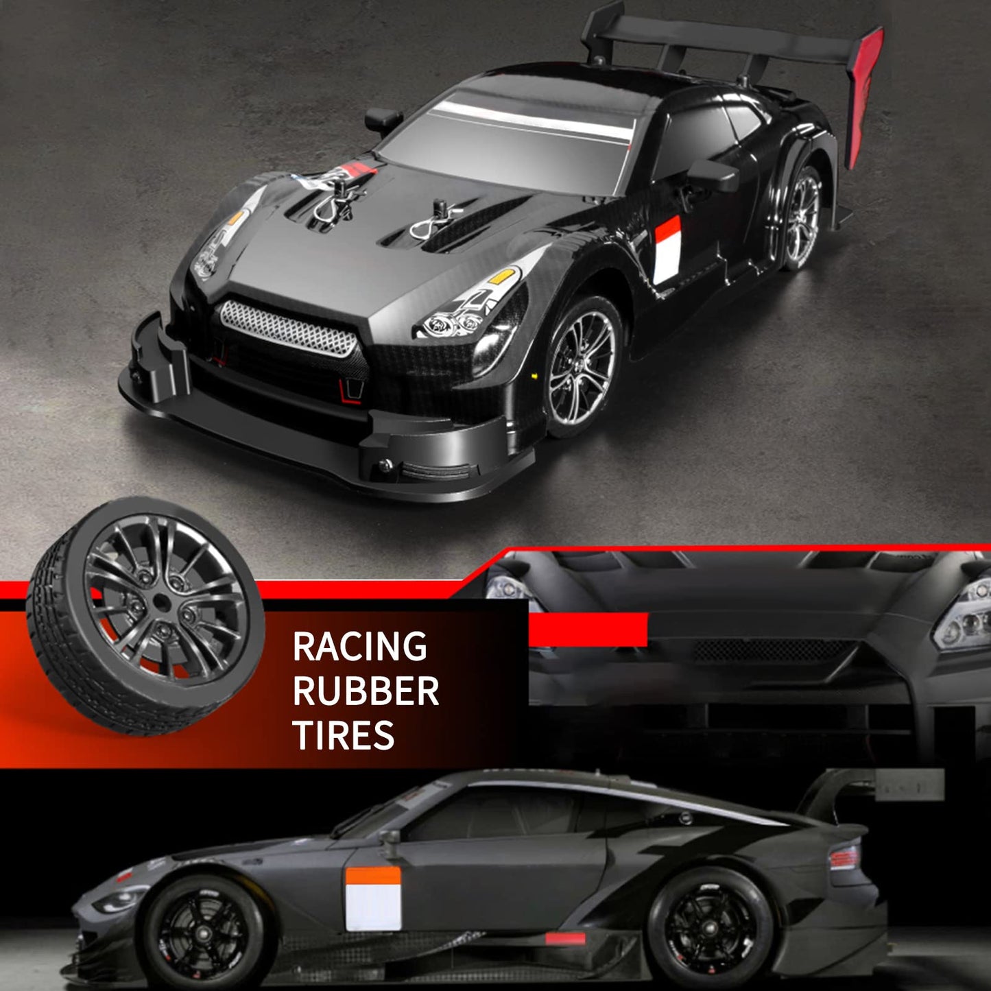 GoolRC RC Drift Car 1/16 RC Car Remote Control Car 2.4GHz 4WD 30km/h RC Race Car High Speed Kids Gift RTR RC Cars for Boys Water