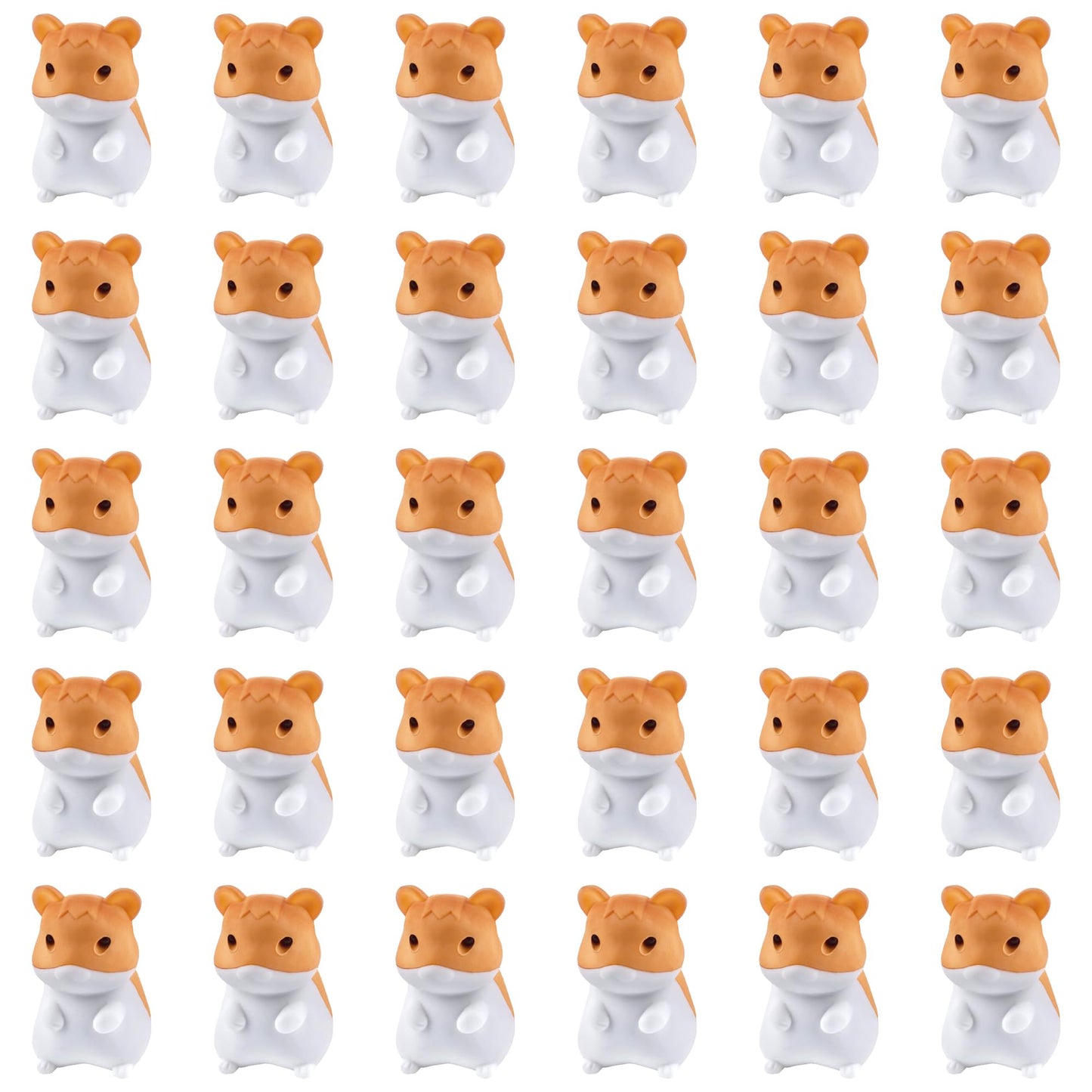 30 Pack Hamster Erasers for Kids,3D Take Apart Animal Eraser Desk Pets for Boys Girls Classroom Prizes,Game Reward,Easter Egg Fi