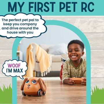 Flybar Poko Petz, Remote Control Car For Toddlers Dog Toys - 2.4Gh For Boys And Girls, Light Up Toddler Toys, Singing, Talking Toys, Preschool Toys, Best Birthday, Toddler Gifts For Ages 3 And Up