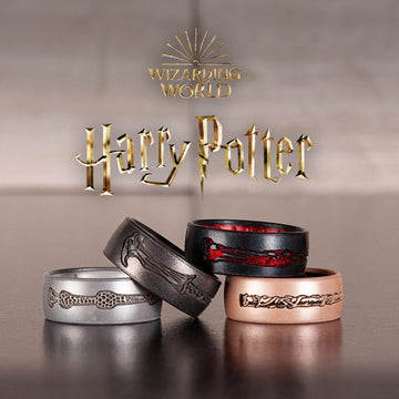 Enso Rings Harry Potter Wand Collection - Comfortable And Flexible Silicone Rings - Lord Voldemort - 10