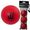Winnwell Sports Street Hockey Balls - Indoor/Outdoor Balls for Road Roller Street Hockey Games & Matches with Storage Bag