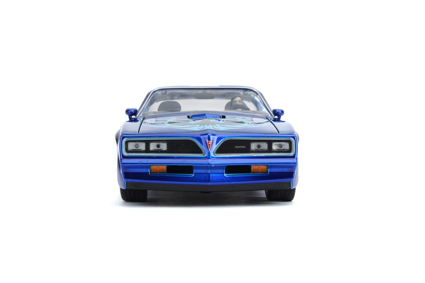 Jada Toys Hollywood Rides It Chapter Two Pennywise & Henry Bower'S Pontiac Firebird, 1: 24 Blue Die-Cast Vehicle With 2.75'' Die