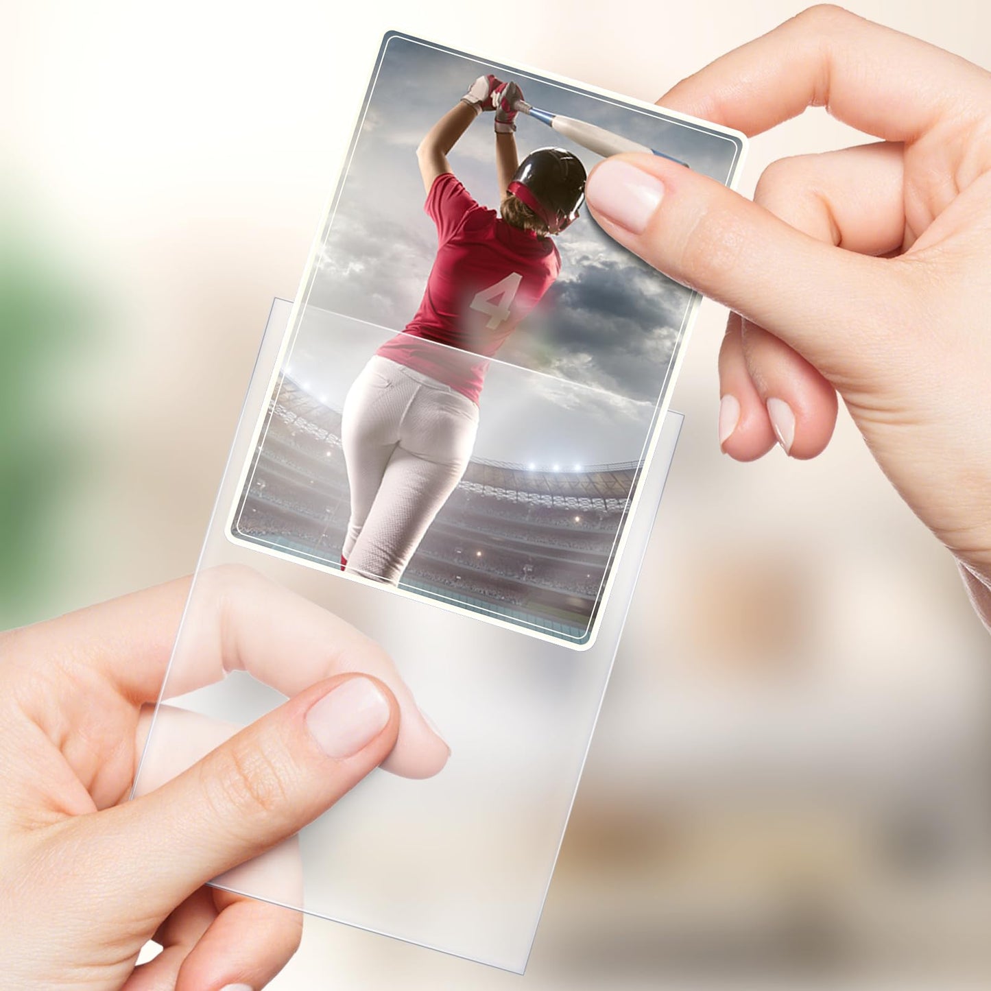 1200 Counts Card Sleeves Top Loaders For Trading Cards, Penny Soft Sleeves Baseball Card Sleeves Protectors Fit For Sports Cards