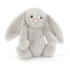 Jellycat Bashful Grey Bunny Stuffed Animal, Medium 12 Inches - Rabbit And Bunny Plush Toy - Classic Children'S Gift