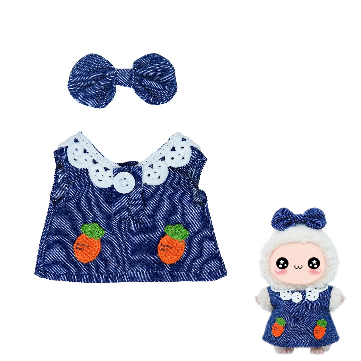 Tosygnb LABOBO Doll Outfit,Macarons Dolls Clothes Premium Dolls Outfit with Accessories, Stylish Clothes for Macarons,Display &
