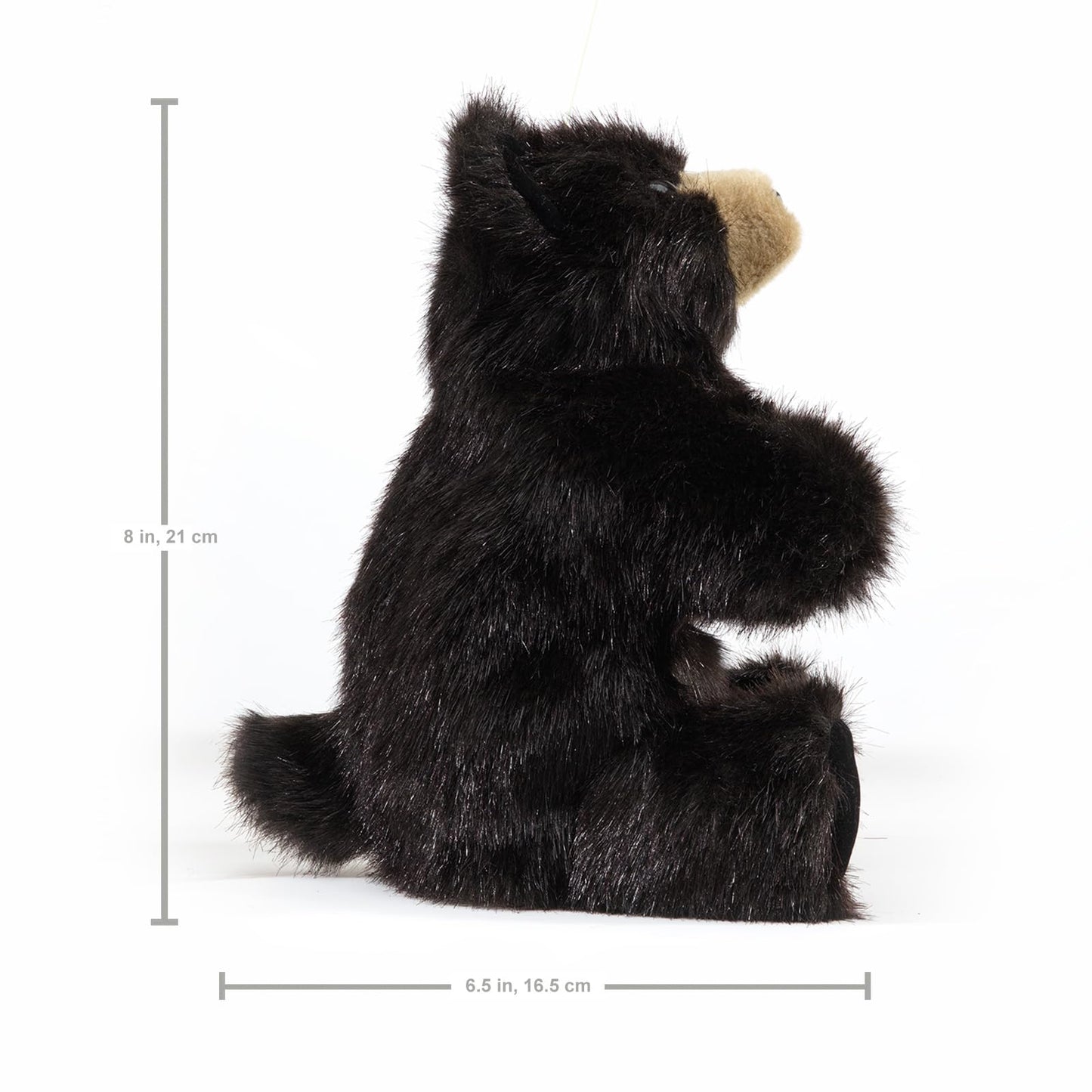 Folkmanis Baby Black Bear Hand Puppet, 1 Ea