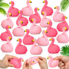 Sratte 20 Pcs Flamingo Party Favors Flamingo Stress Balls Relaxable Stress Relief Toys For Girls Boys Summer Beach Tropical Pool