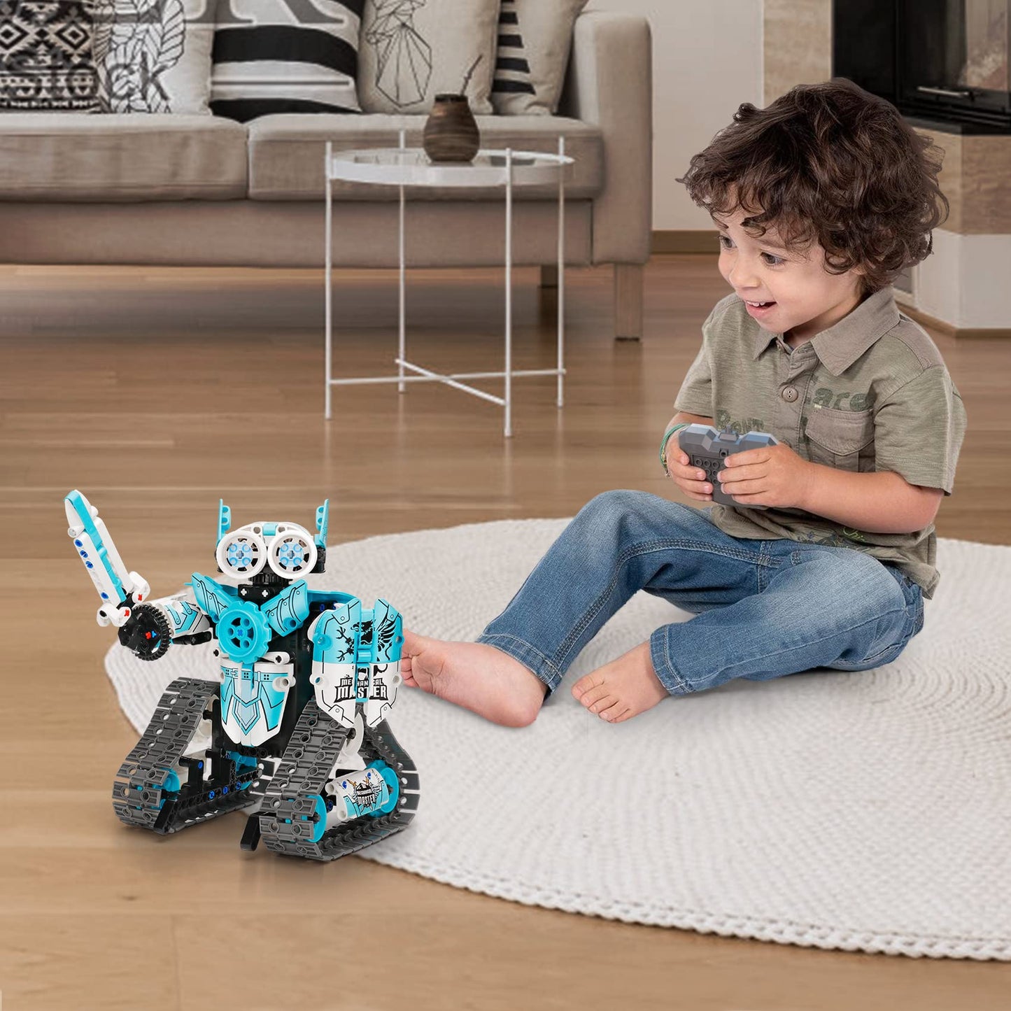 PREPOP Remote Control Robot Building Kits for Kids 6-12- 3 in 1 STEM Projects APP/RC Robotics for Kids Ages 8-12 and up, Christm