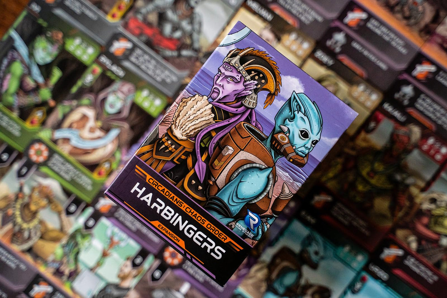 Renegade Game Studios: Circadians: Chaos Order Harbingers Expansion