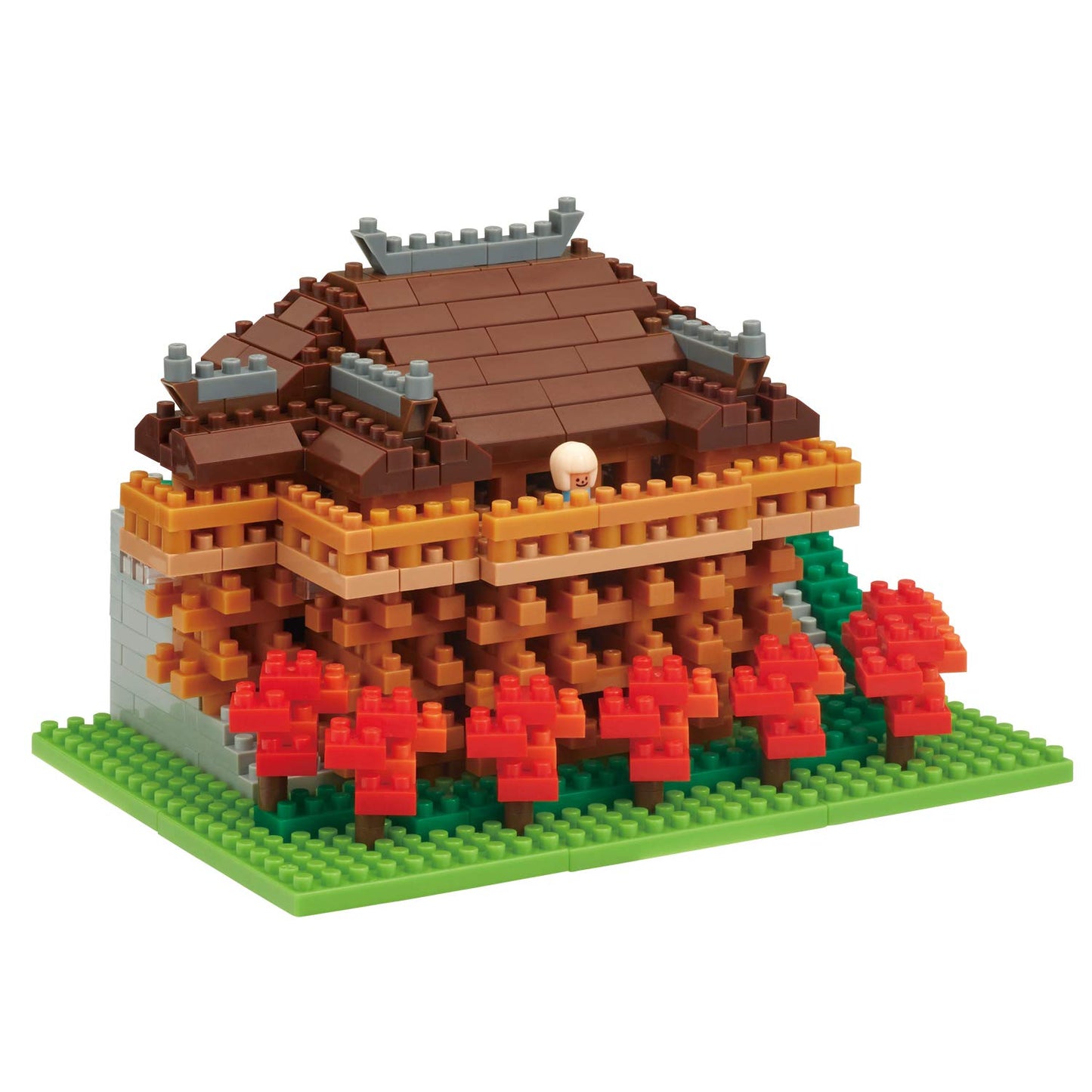 Nanoblock - World Famous Buildings - Kiyomzu Temple, Sight To See Series Building Kit