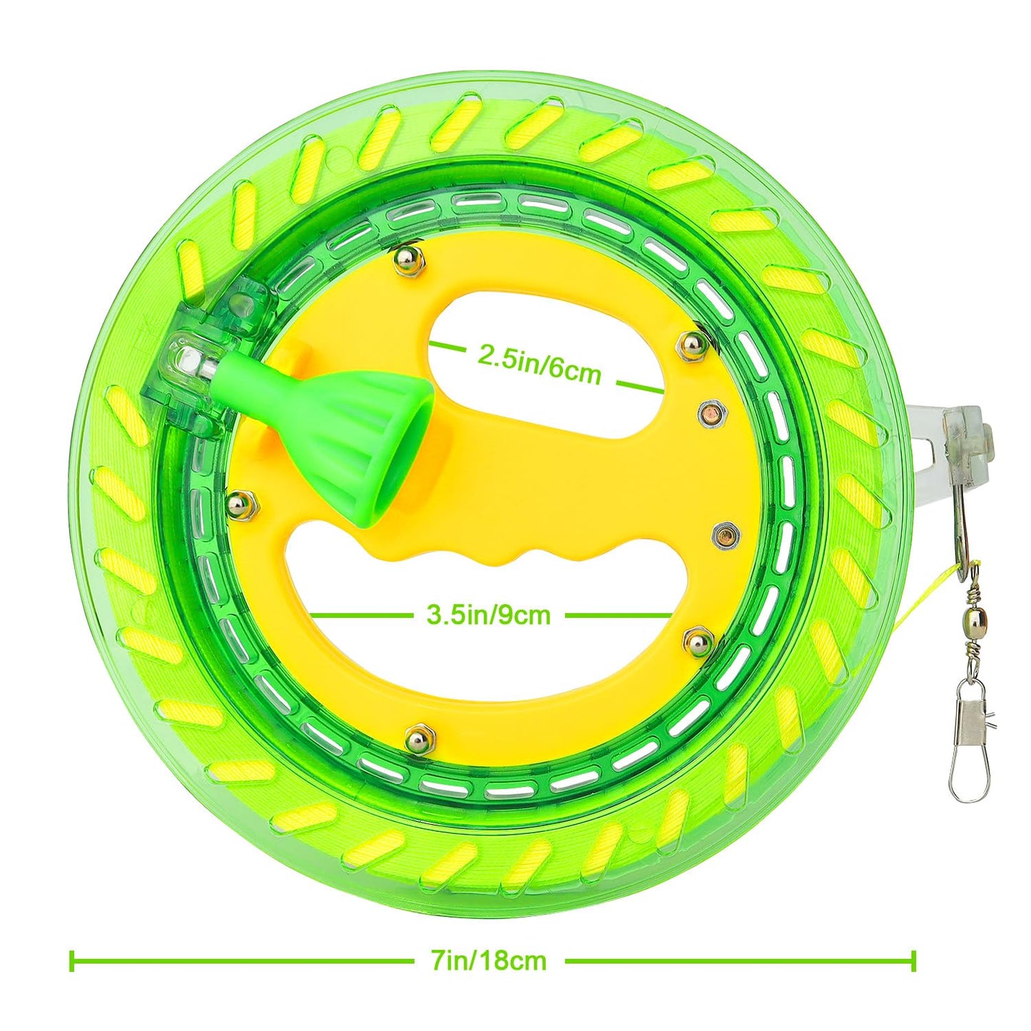 Yfafengs Kite Reels For Adults, Professional Kite String Reel Winder For Adults, 1000Ft Line Kite Spool, Kite String Spool With