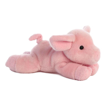 Aurora® Mini Flopsie™ Pickles Piglet™ Stuffed Animal, Pink, 8 Inches, Polyester, Model 31760