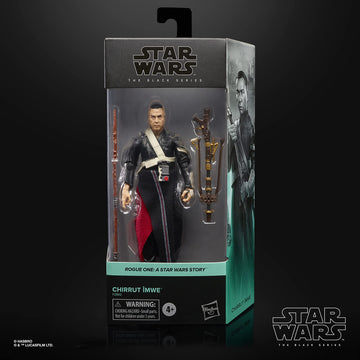 Star Wars The Black Series Chirrut Îmwe 6-Inch-Scale Rogue One: A Story Collectible Action Figure, Toys For Kids Ages 4 And Up
